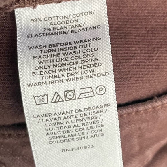 LOFT the Wide Leg Jeans Womens size 12/31 Brown - Picture 9 of 9